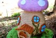 cool crochet patterns spring fairy house - free crochet pattern FRWCIOY