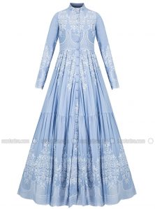 cotton dresses cotton dress - blue - muslima wear PNRTWHJ