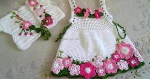 crochet baby dress pattern VWDFXWT