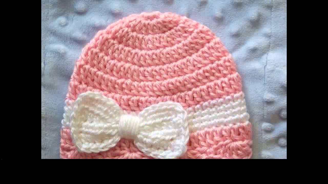 crochet baby hats crochet baby hat newborn - youtube KXZIKWM