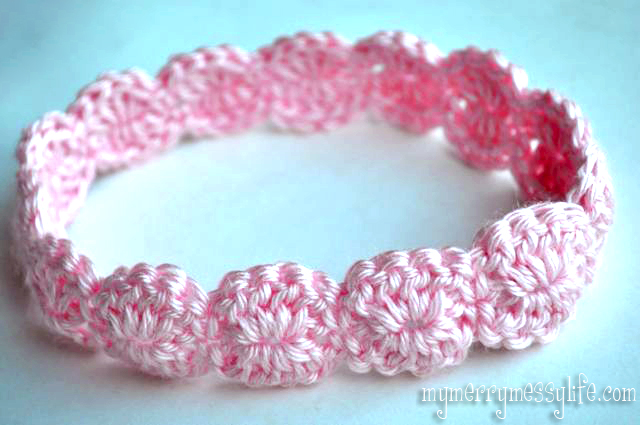 crochet baby headbands photo tutorial for the crochet shell headband - free pattern! WDBWQXX