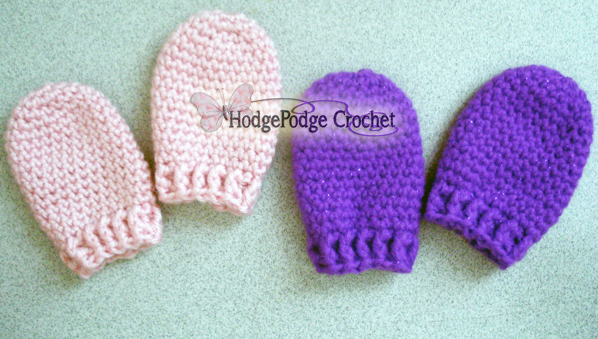 crochet baby mittens since ... HEWHCXR