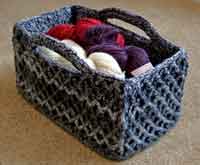 crochet basket pattern diamond trellis basket JUIRMCS
