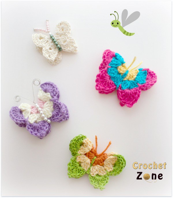 crochet butterfly pattern butterfly crochet pattern by crochet LEQRUFC
