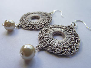 crochet earrings silk crochet circulare washer earrings :: free crochet thread earrings  roundup on moogly PCHZOEA