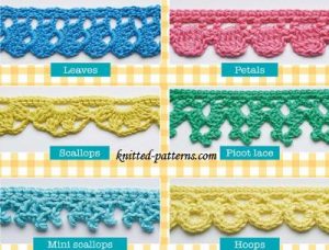 crochet edging crochet edgings and trims free patterns | knitted-patterns.com GIJFELI