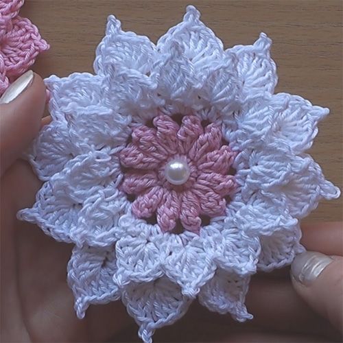 crochet flower pattern crochet flower - very easy tutorial (crochet for children) CLCVQKB