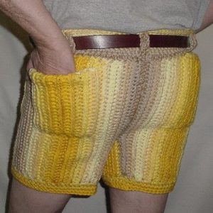 crochet pants men in crocheted pants | crochet by darleen hopkins XRHVPRS