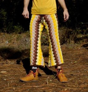 crochet pants men in crocheted pants FKKFLNW