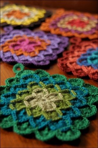 crochet potholders crochet potholder how-to VDZZNXN