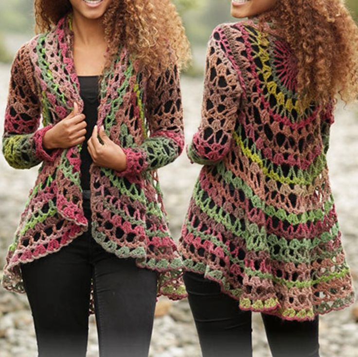 crochet shrug pattern crochet circular jacket free pattern más GQZMGNP