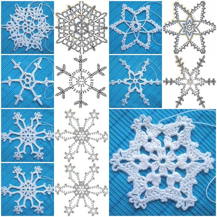What are the crochet snowflake pattern?