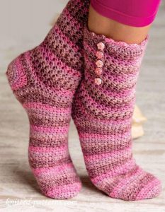 crochet socks pattern free ZOKHXTM