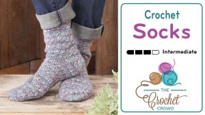 crochet socks pattern + tutorial ZSKHRFA