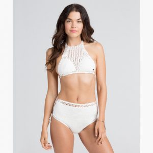 crochet swimsuit hippie hooray high neck crochet bikini top | billabong us YUQIFGW