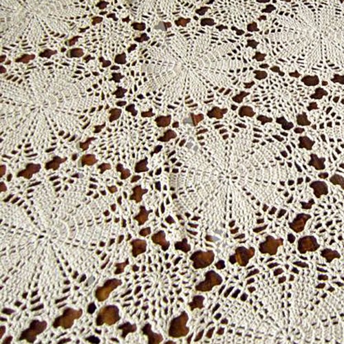 crochet tablecloth more views SLFVBZJ