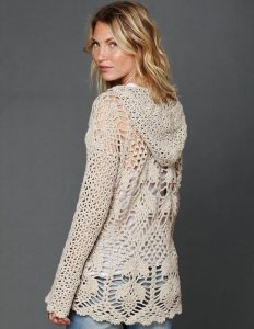 crochet tunic pattern - hoodie by free people LJRPAFB