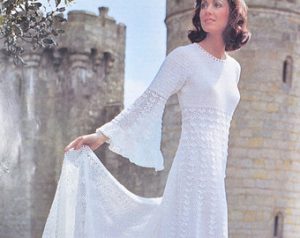 crochet wedding dress pdf vintage crochet dress pattern crocheted wedding dress stole pdf instant  download pattern only JICMQVZ