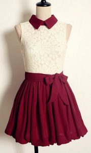 cute dresses maroon u0026 lace dress with a cute collar. lately iu0027ve just been so AKBRAGZ