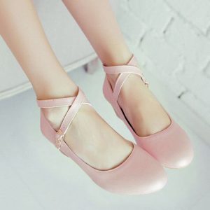 cute shoes cute ballet criss cross flats VQWJLLE