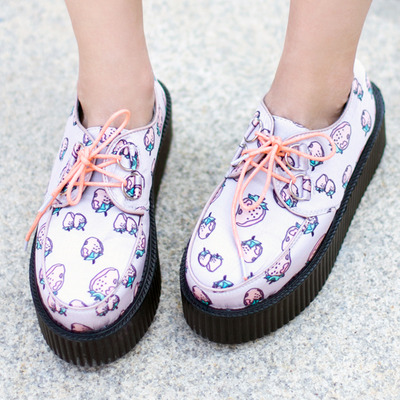 cute shoes cute harajuku strawberry platform shoes · cute kawaii ｛harajuku fashion} ·  online store powered NBYYXOK