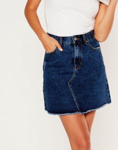 denim skirts frayed denim skirt XUYLKIB