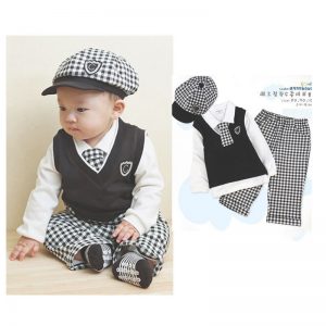 designer baby clothes newborn baby boy clothes set 5 pcs formal baby suits outfit infant boy designer LUGYGAJ