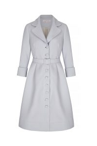 dress coat princess dress-coat powder blue crepe DPKGLHM