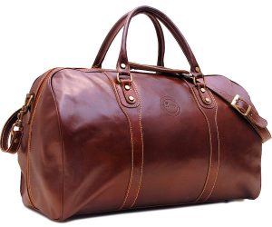 duffle bags cenzo leather duffle bag in vecchio brown EFEDILU