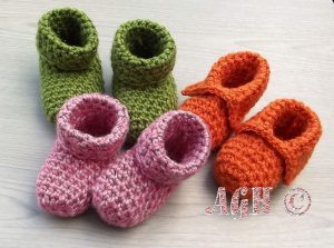 easy crochet baby booties the easiest booties. pattern for 0-6 months and 6-12 months with. crochet  booties patterncrochet TJONWCF