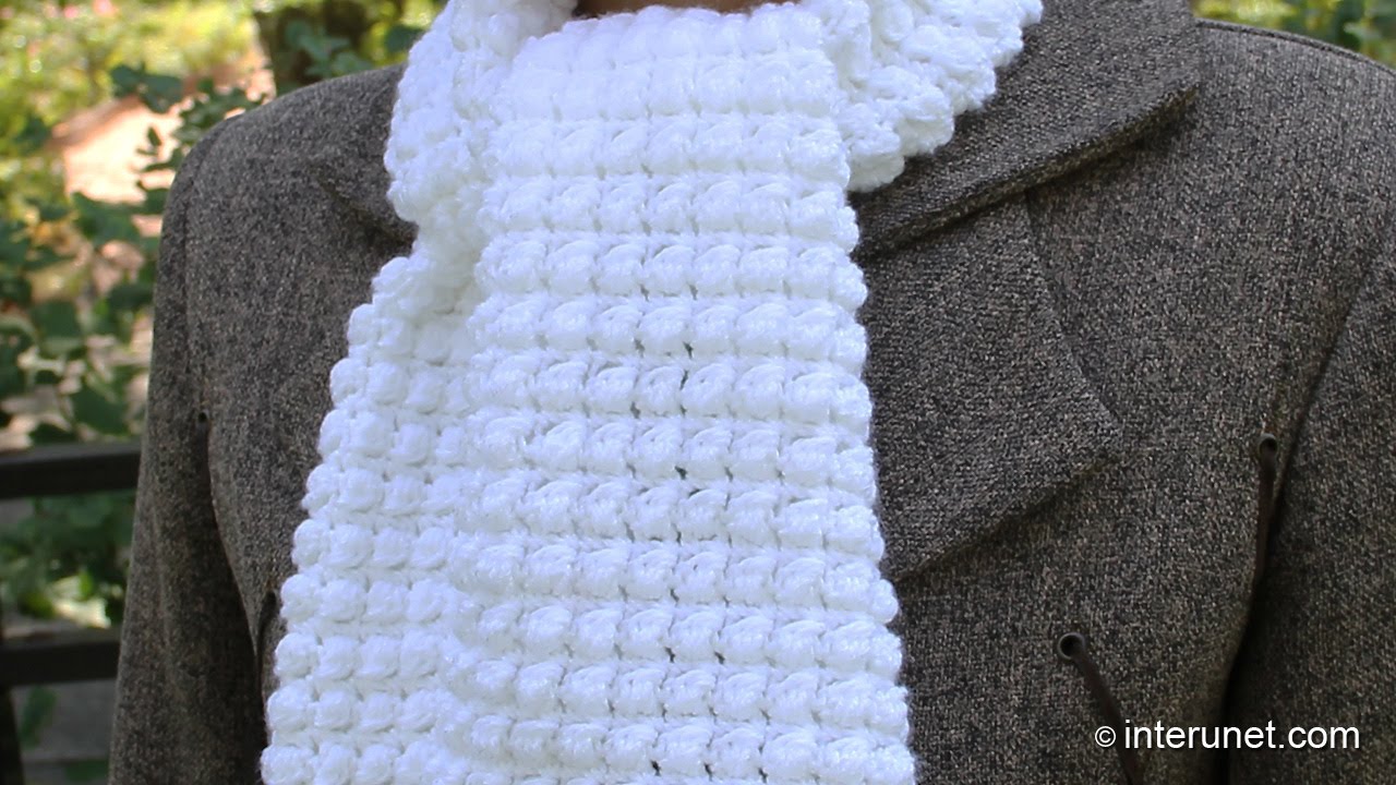 easy crochet scarf patterns how to crochet a scarf - pattern for beginners - youtube QITNXSK