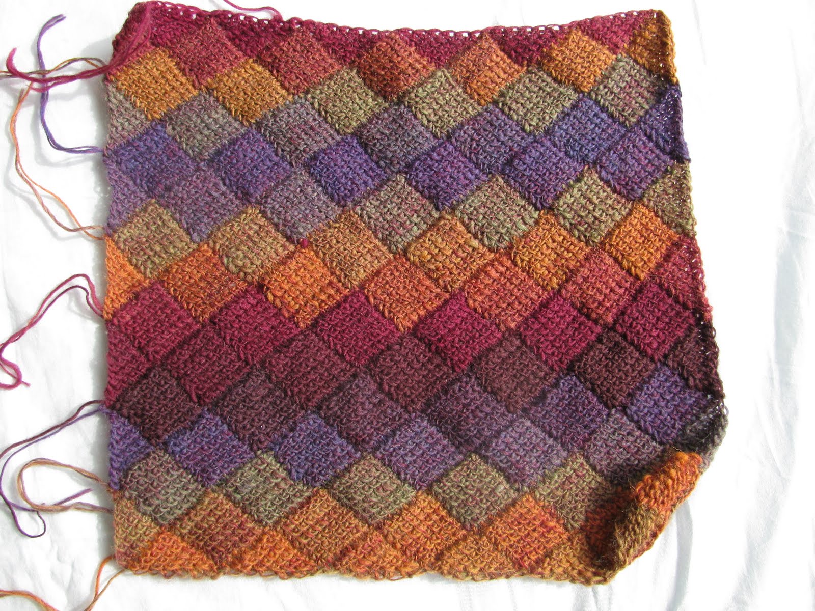 entrelac crochet you can create entrelac fabric in all sorts of different ways - knitting,  regular XEOTQXY