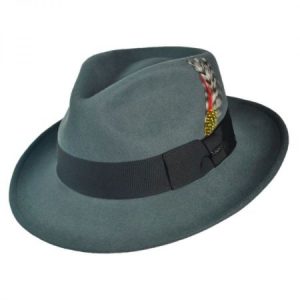 fedora hats jaxon hats c-crown crushable wool felt fedora hat CTXCHRK