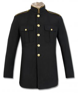 first responder high-collar dress coat DUBMUGA