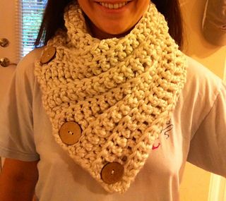 free crochet cowl patterns 3 button crochet cowl pattern by maria mcclung KWGRFVR
