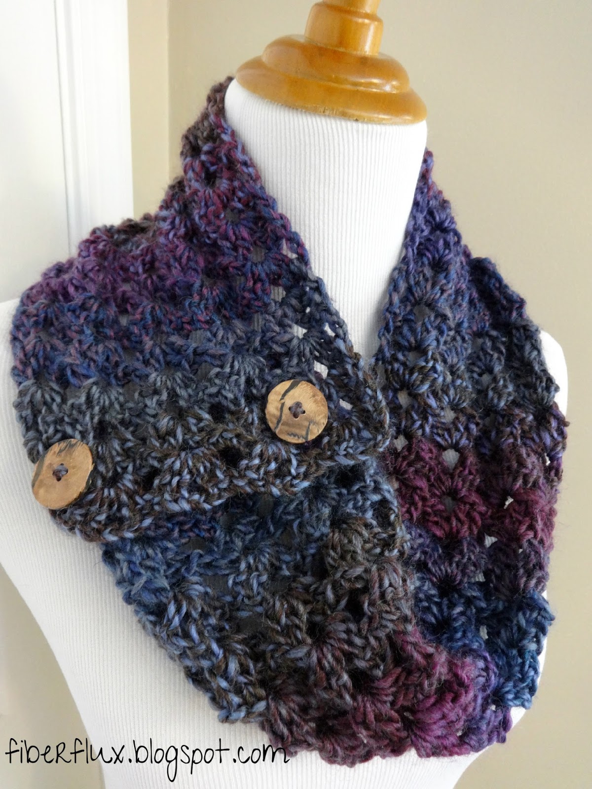 free crochet cowl patterns easy double crochet cowl from katieu0027s crochet goodies and crafts KVJRGVZ