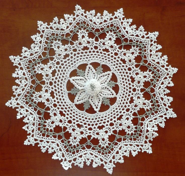 free crochet doily patterns | 46 irish mystique doily LVRJUCB