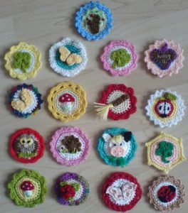 free crochet pattern crochet buttons german english download ravelry ZTCXQIH