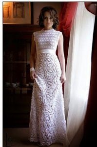 free crochet patterns and video tutorials: how to crochet wedding dress  pattern tutorial PKSTZNX