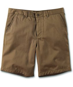 free world walker dark khaki chino shorts AYBSGDT