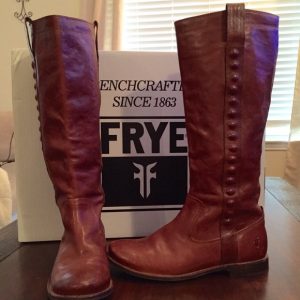 fry boots frye womenu0027s paige stud boot - whiskey ZKROTPS