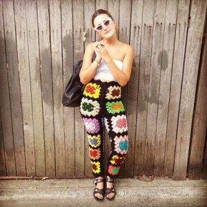 funky crochet pants granny squares custom order by lordvonschmitt, $109.00 FGQVPTN