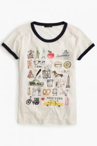 graphic t shirts j.crew new york destination art t-shirt IJIVYFR