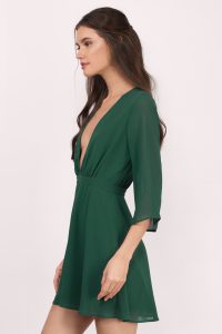 green dress ... take it slow green skater dress ... TJNWZNU