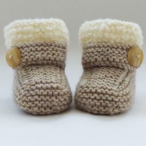 hand knitted baby booties-shoes PAITAEW