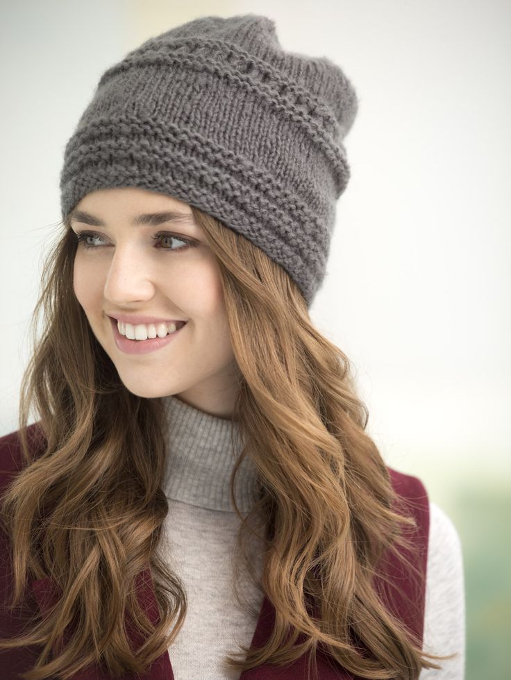 Hat knitting patterns will help you to knit a stylish hat for yourself