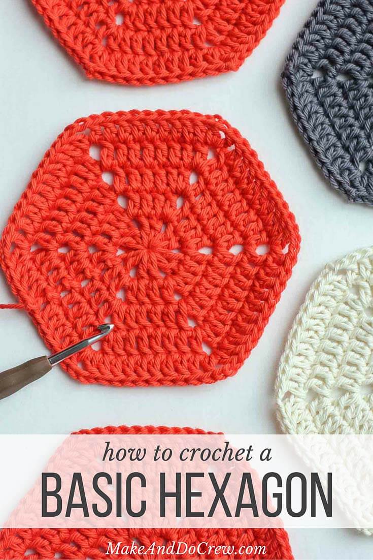 hexagon crochet pattern basic crochet hexagon pattern. super clear step-by-step photo tutorial. this JGEDOKT
