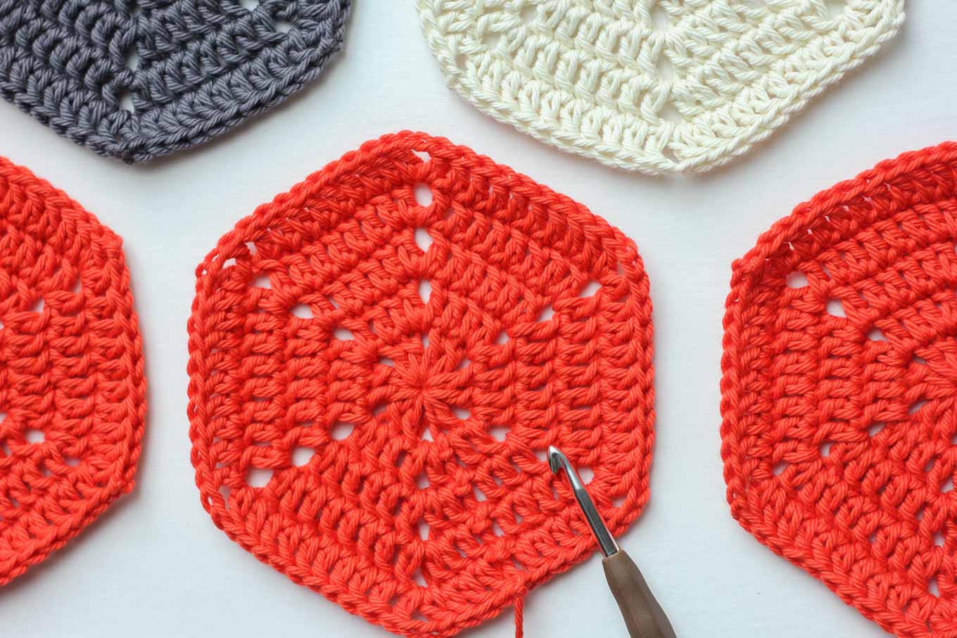 hexagon crochet pattern basic crochet hexagon pattern + tips and clear photos VATJLZF