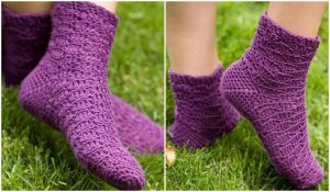 how to crochet socks indigo dreams socks RQSEPQY