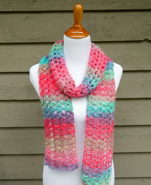 island lace crochet scarf KUPVMEN